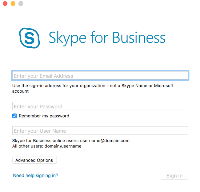 skype for business mac cost